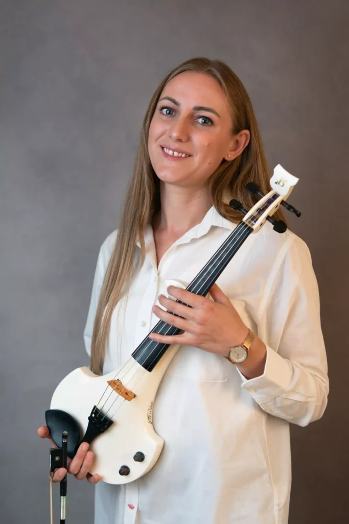 Jelena Aleksijadis Bralovic, violinist and founder of MJ Strings Music Studio
