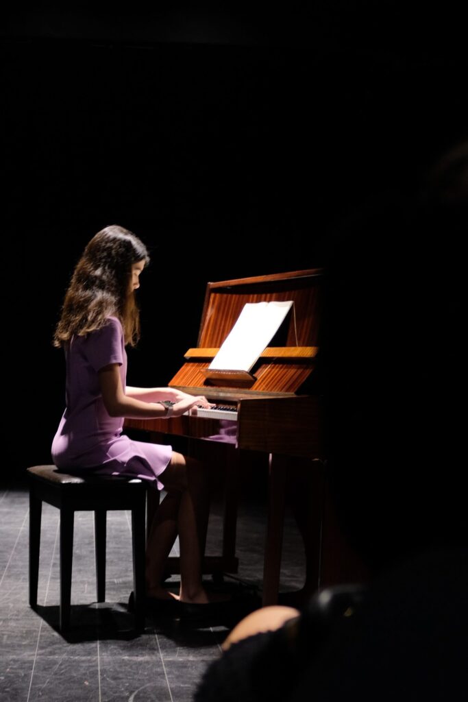 Private music lesson performance at MJ Strings in Dubai