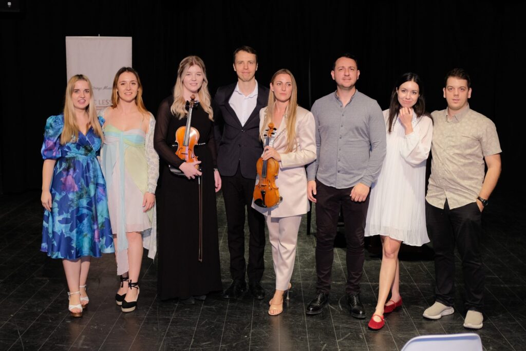 Private music lesson performance at MJ Strings in Dubai